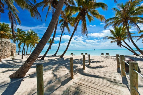 The Florida Keys, which stretch 126 miles south toward Cuba, is one of our favorite RV destinations.