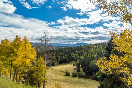 The Enchanted Circle Drive around Wheeler Peak, New Mexico's tallest mountain