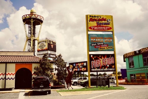 South of the Border is a tourist attraction in Hamer, South Carolina, just south of Rowland, North Carolina, on Interstate 95 (I-95), US Highway 301 (US 301), and US 501.