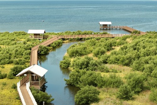 South Padre Island, a 34-mile-long tropical paradise on Texas' Gulf Coast, is frequently named as a top beach destination by vacationers worldwide.