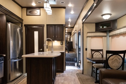 RV interior kitchen